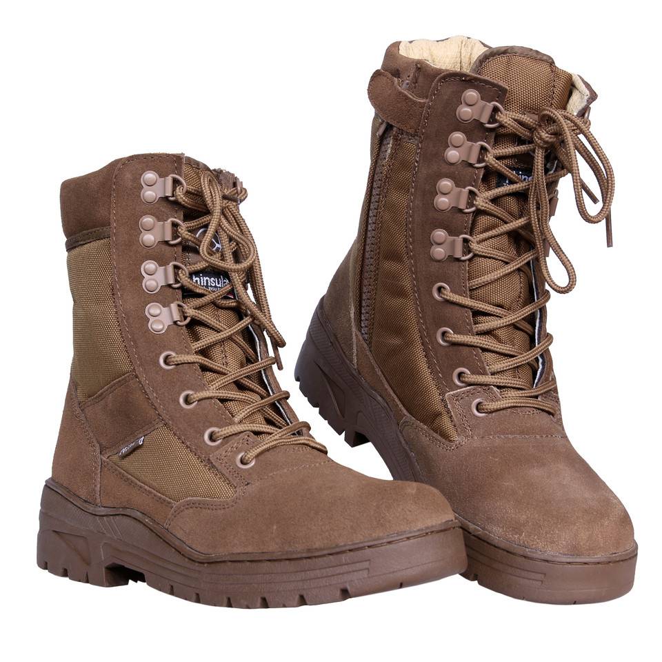 101 inc Pr. sniper boots WITH YKK ZIPPER Khaki