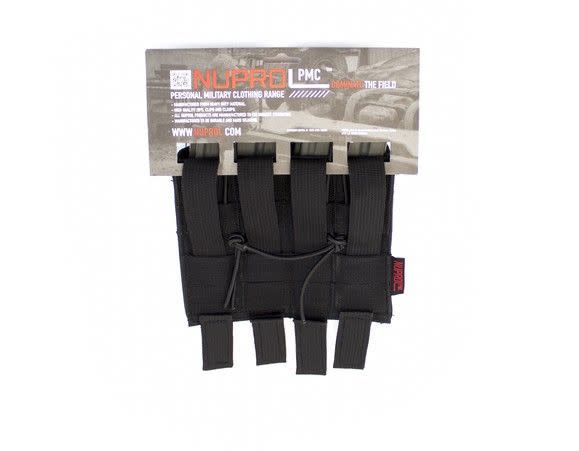 Nuprol NuProl PMC M4 Double Open Mag Pouch - Black