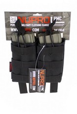 Nuprol NuProl PMC M4 Double Open Mag Pouch - Black