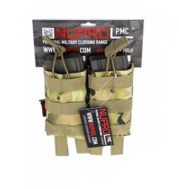 Nuprol PMC M4 Double Open Mag Pouch - NP Camo