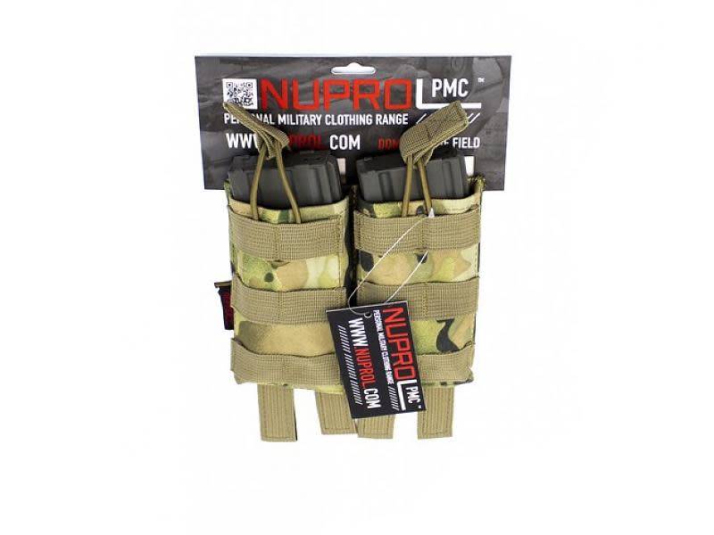 Nuprol NuProl PMC M4 Double Open Mag Pouch - NP Camo