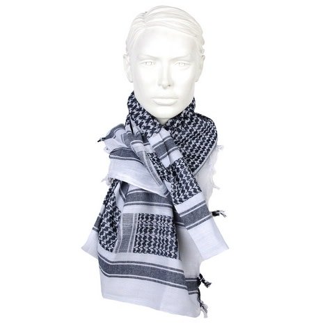 PLO sjaal Zwart-wit