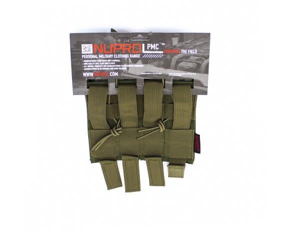 Nuprol NuProl PMC AK Double Open Mag Pouch - NP Camo