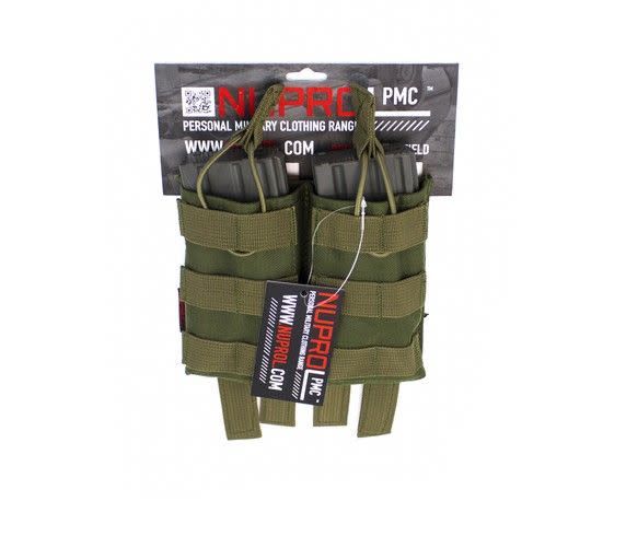 Nuprol NuProl PMC AK Double Open Mag Pouch - NP Camo