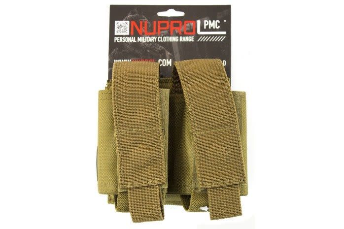 Nuprol PMC Double 40mm Pouch - Tan