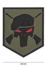 PVC COMMANDO PUNISHER GROEN