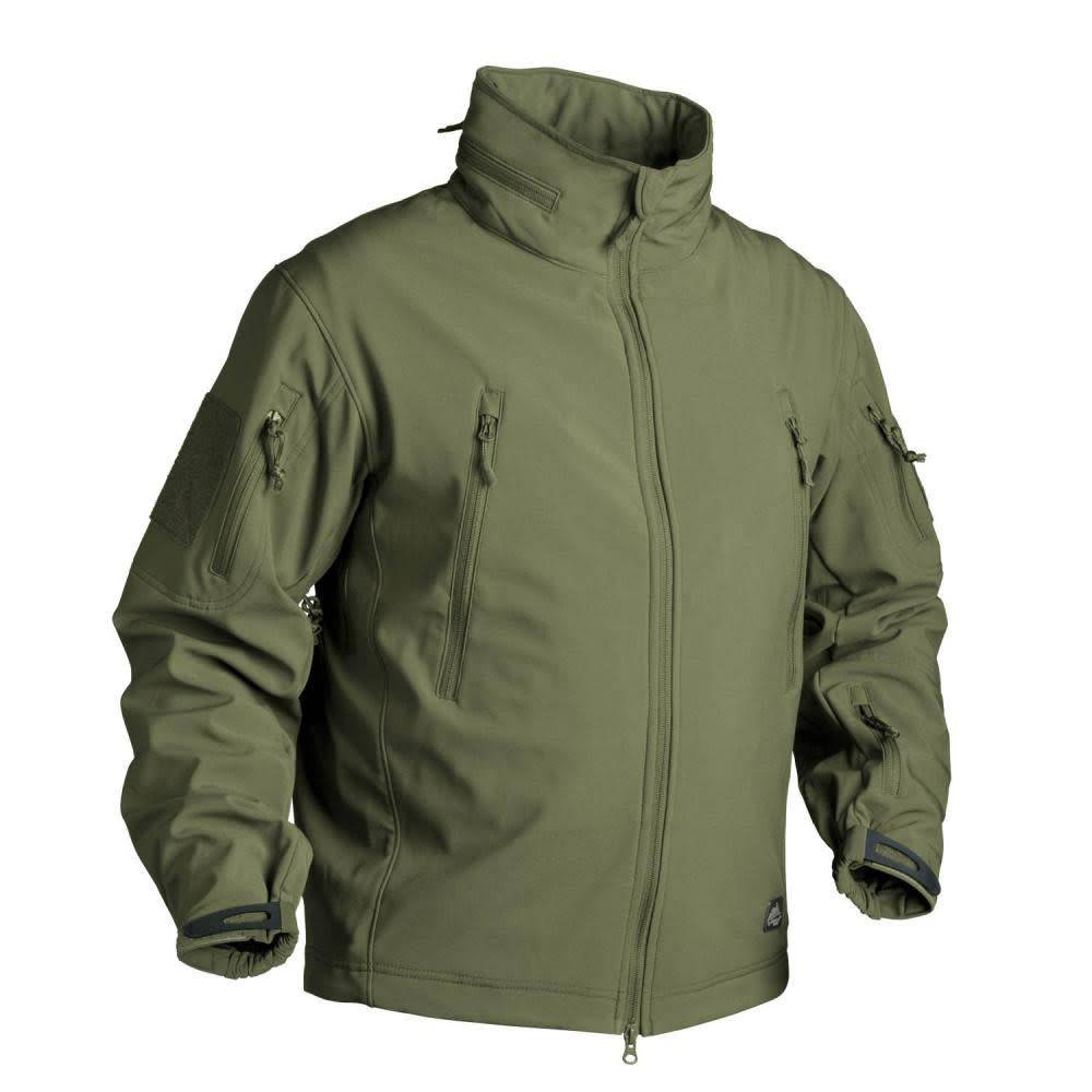 GUNFIGHTER Jacket Olive Green - Shark Skin Windblocker - tactical ...