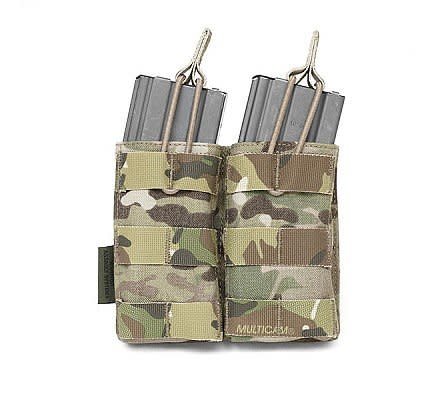 Warrior Assault Systeem Dubbel M4 Molle Open M4 5.56mm Mag Pouch multicam w-eo-dmop-mc
