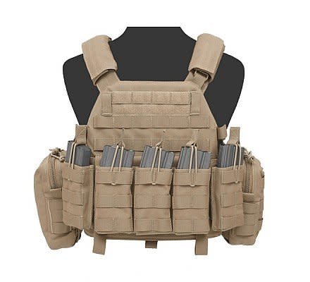 Warrior Assault Systeem DCS BASE M4 open Coyote brown W-EO-DCS-DA-5.56-M-CT W-EO-DCS-DA-5.56-L-CT