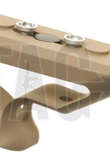 Metal CNC Keymod Short  Angled Grip Dark Earth