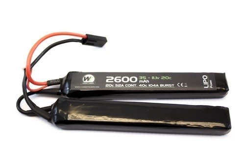 WE 2600mah 7.4v 20c Lipo Nunchuck Type