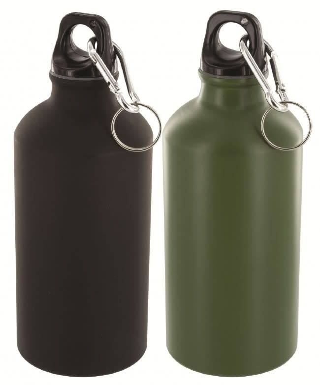 Highlander 500Ml Alu Bottle Black/Olive