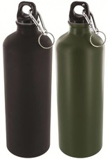 Highlander 1 Litre Aluminium Bottle Black/OD