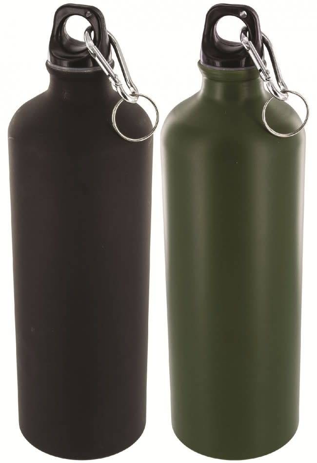Highlander Highlander 1 Liter Aluminium Bottle Black