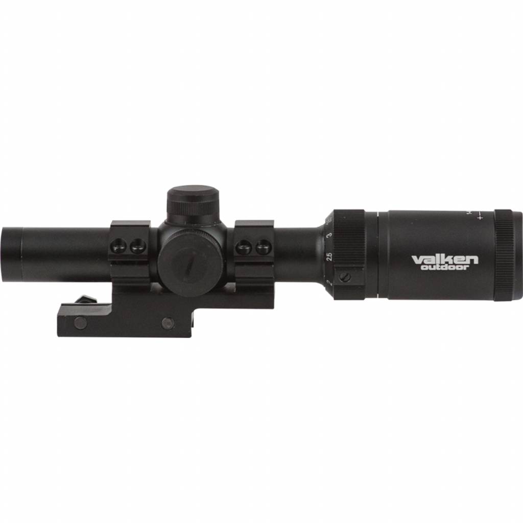 Valken Scope 1-4x20 w/Mount Mil-Dot Reticle