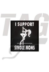 I Support Single Mums Rubber Patch swat