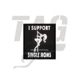 I Support Single Mums Rubber Patch swat