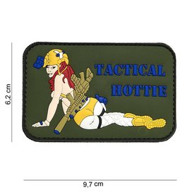 EMBLEEM 3D PVC TACTICAL HOTTIE GROEN