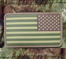 US Flag Rubber Patch reverse (Multicam)