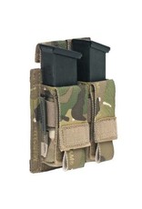 Warrior Assault Systeem MOLLE Double 9mm Direct Action Pistol Mag Pouch (Multicam)