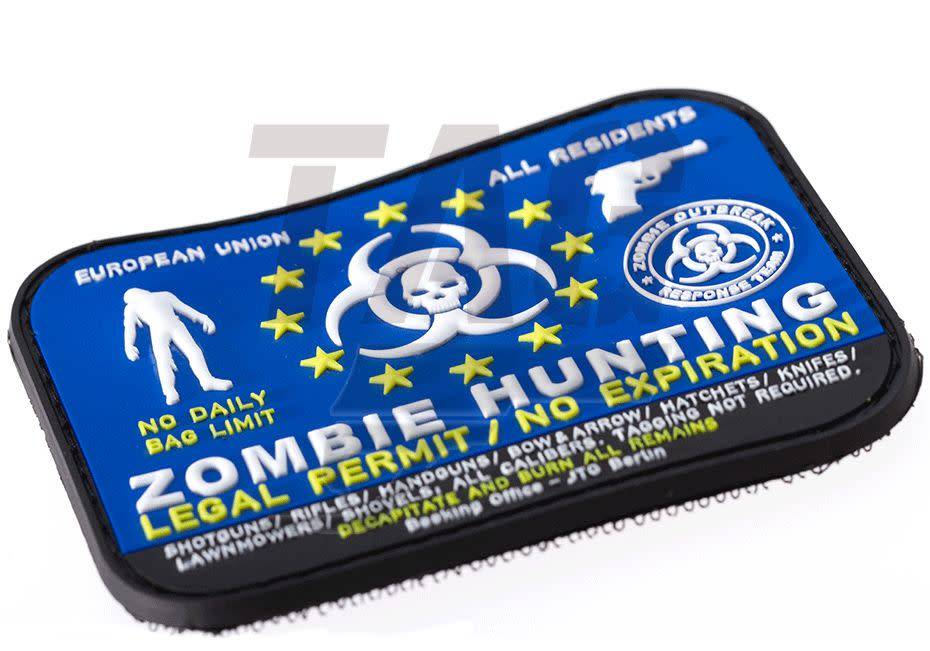 101 inc Zombie Hunter Rubber Patch