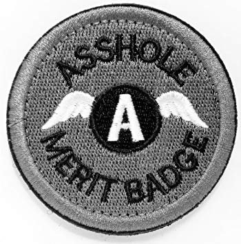 Asshole Merit Badge