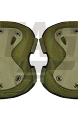 Invader Gear XPD Knee Pads OD, Black and coyote brown