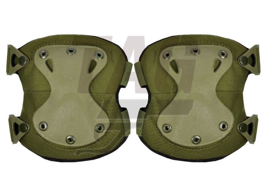 Invader Gear XPD Knee Pads OD, Black en coyote brown