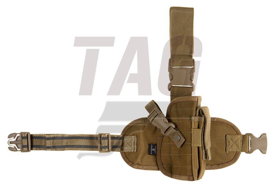 Invader Gear Dropleg Holster Coyote Brown Left of right handed