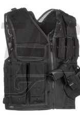 Invader Gear Mk.II Crossdraw Vest Black, OD of Coyote brown