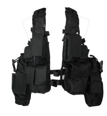 Fosco tactical vest Black