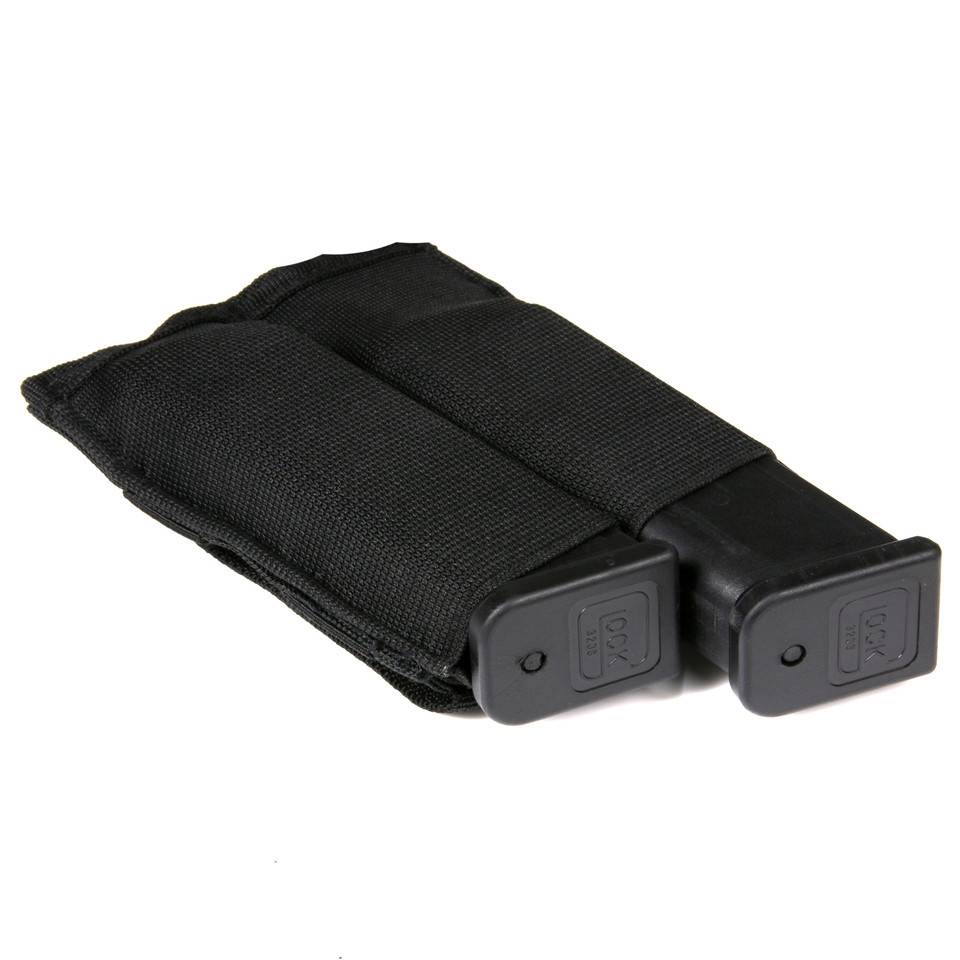 101 inc DOUBLE ELASTIC MAGAZINE PISTOL POUCH