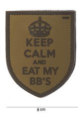 3D PVC KEEP CALM and eat my bb's BRUIN