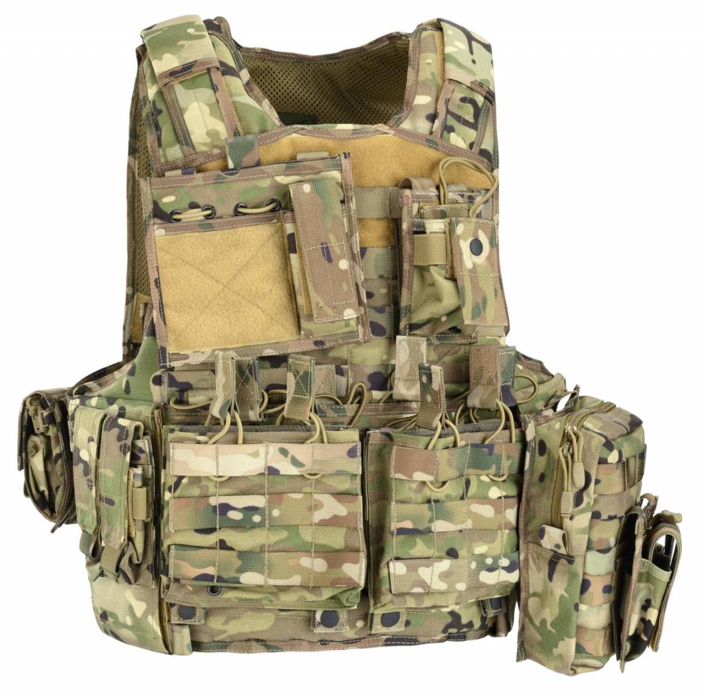 BODY ARMOR CARRIER SET Multicamo BAV06 tactical airsoft gear