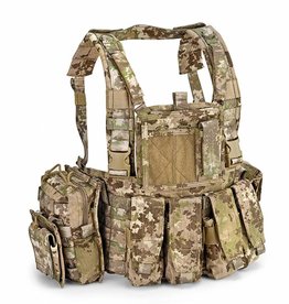 Defcon5 Copy of MOLLE RECON CHEST RIG Coyote brown RC901