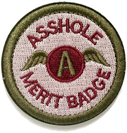 Asshole Merit Badge