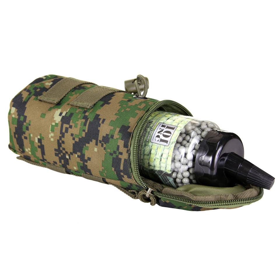 101 inc MOLLE POUCH AIRSOFT BB FLES diverse modellen ACU