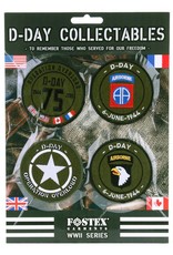 101 inc KAART EMBLEMEN D-DAY COLLECTABLES STOF