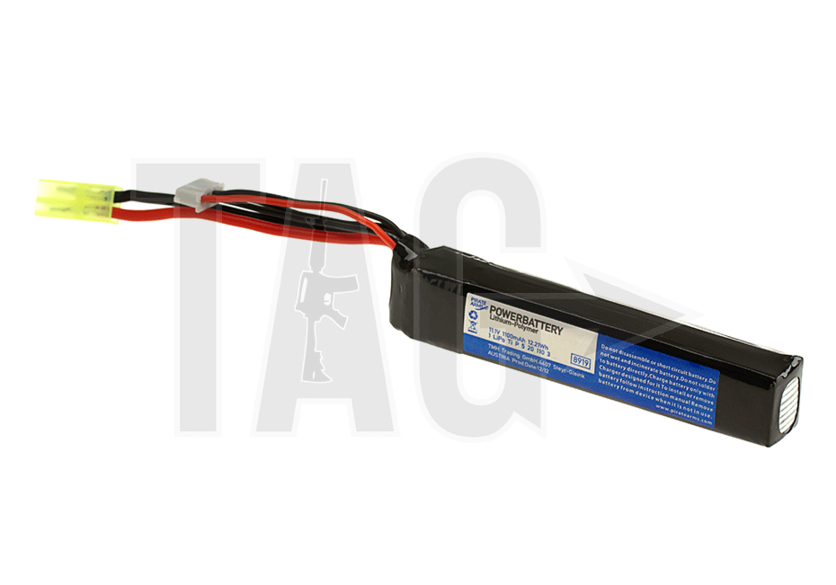 Pirate arms Pirates arms LiPo 11.1V 1100mAh 20C Stock Tube Type