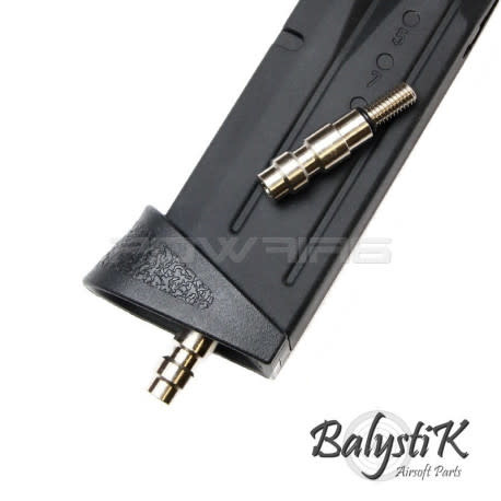 Balystik HPA Fitting for WE/KJ Gas Magazine US Version