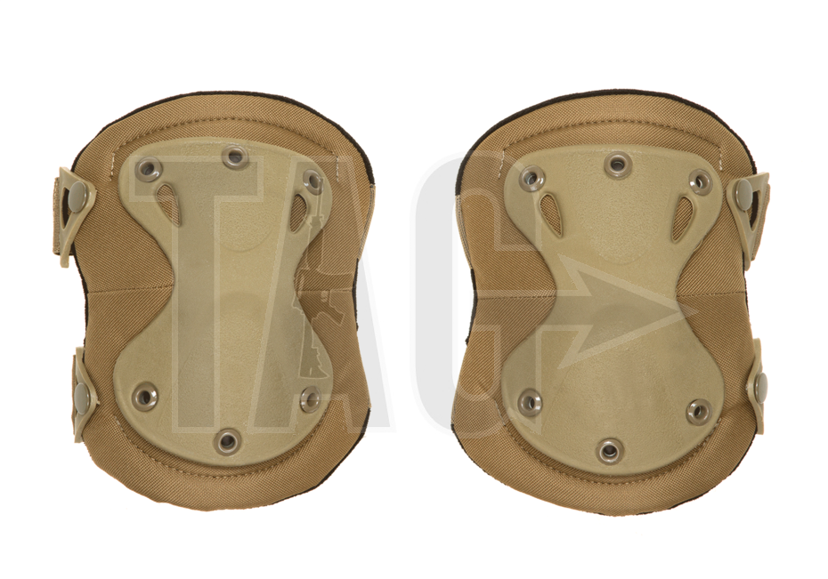 Invader Gear XPD Knee Pads OD, Black and coyote brown