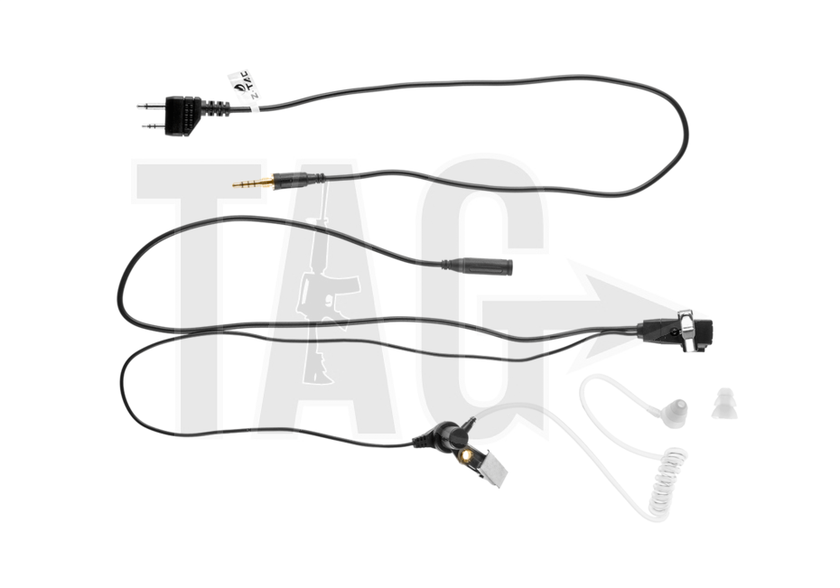 Z-Tactical FBI Style Acoustic Headset Midland Connector