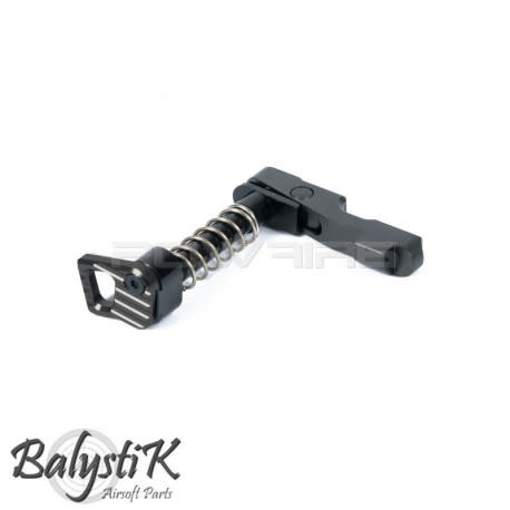 Balystik CNC ambidextrious mag catch for M4 AEG (Black)