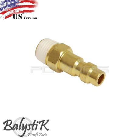 Balystik nipple with 1/8 NPT male thread (US Version)