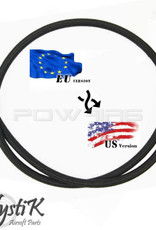Balystik adapter EU - US 8mm black braided line for HPA regulator