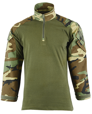Shadow Strategic HYBRID TACTICAL SHIRT Woodland Camo SHS-3207