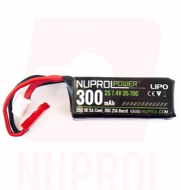 Nuprol Power 300mah 7.4v 35-70c (HPA MICRO Type)