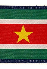 TAG-SHOP ® Camaleon Suriname patch flag geweven patch 5-8cm