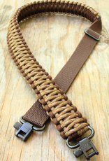 Camaleon Copy of Paracord Sniper sling met swivels Charcoal Gray/Black