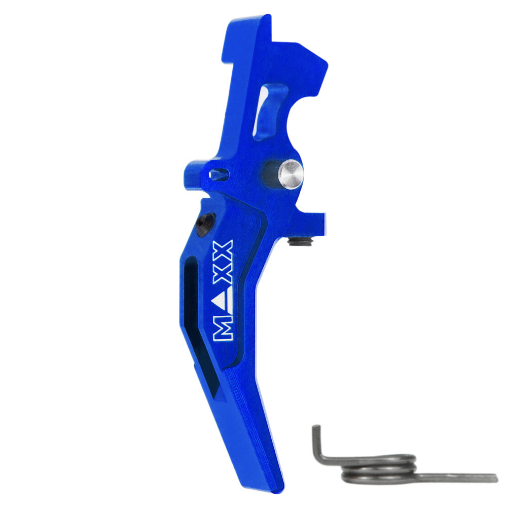 MAXX CNC Aluminum Advanced Speed Trigger (Style C) (Blue)